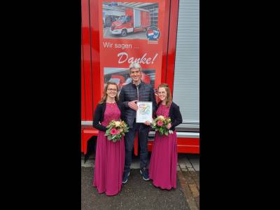 Ehrung für 25 Jahre Feuerwehrdienst – André Wyss ausgezeichnet